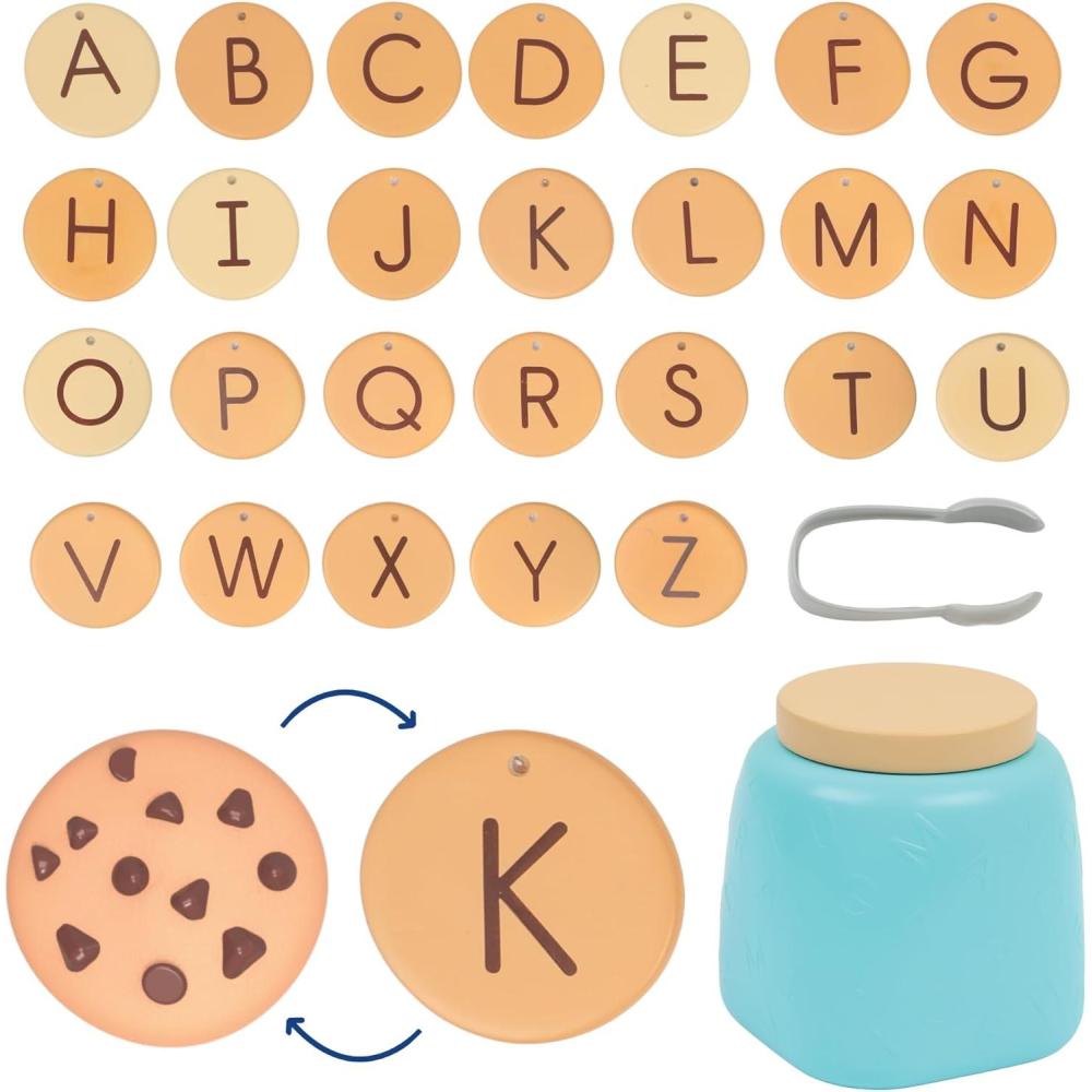 image:imageLearning Resources Alphabet Cookie Jar ABC Toys for Kids Alphabet Activities Phonics Practice Reading Practice Language Development Toddler Montessori Toys Birthday Gifts for Boys and Girls