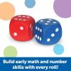 Learning Resources Foam Dice: Dot Dice – Early Math Skills, Board Games, Classroom Must Haves, Back to School, Set of 2, Grades PreK+, Ages 3+