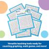 Learning Resources Laminated Hundred Boards – 10 Pieces Dry-Erase Counting Aid, Teaching Supplies, Math Boards for Kids(Counting Aid)