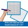 Learning Resources Laminated Hundred Boards – 10 Pieces Dry-Erase Counting Aid, Teaching Supplies, Math Boards for Kids(Counting Aid)