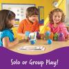 Learning Resources Mental Blox Critical Thinking Game, Homeschool, 20 Blocks, 40 Activity Cards, Ages 5+,Multicolor