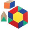 Learning Resources Plastic Pattern Blocks .5cm, Counting & Sorting, Early Math Concepts, Set of 100 Blocks, Grades PreK+Ages 3+