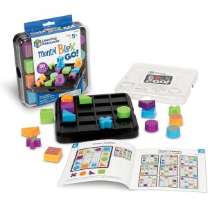 Learning Resources Mental Blox Go! – Ages 5+, Educational Travel Games for Kids, 3-D Brain Teaser and Puzzles, STEM, Critical Thinking for Kids