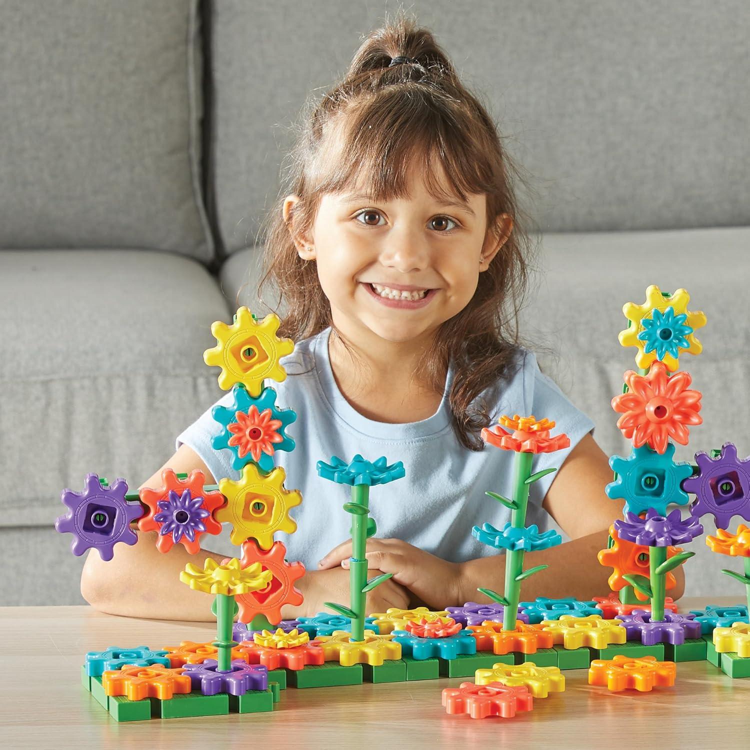 image:imageLearning Resources GardenGears Building Set HandsOn Educational Construction amp Engineering Preschool STEM Building Sets Toys for Kids Montessori Fine Motor Games Gifts for Kids