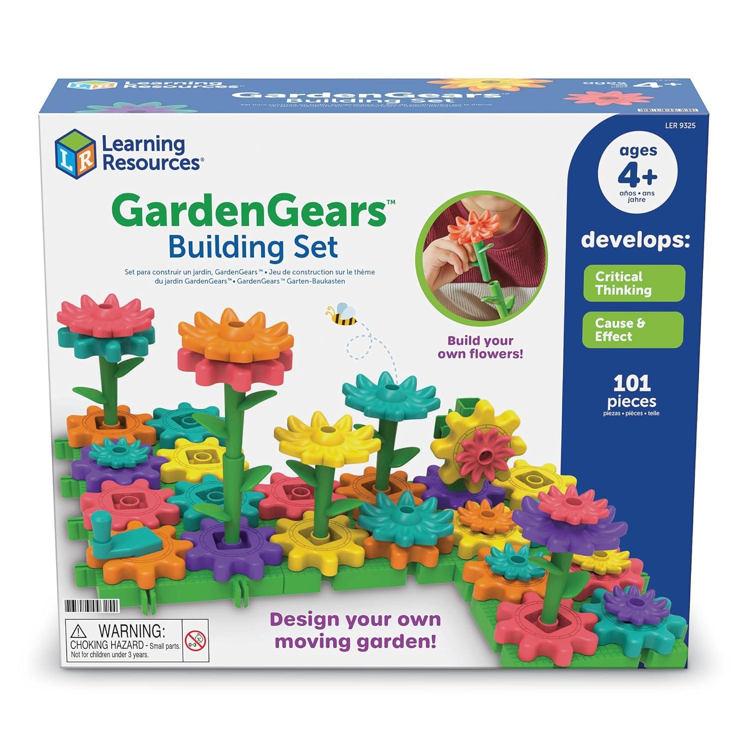 image:imageLearning Resources GardenGears Building Set HandsOn Educational Construction amp Engineering Preschool STEM Building Sets Toys for Kids Montessori Fine Motor Games Gifts for Kids