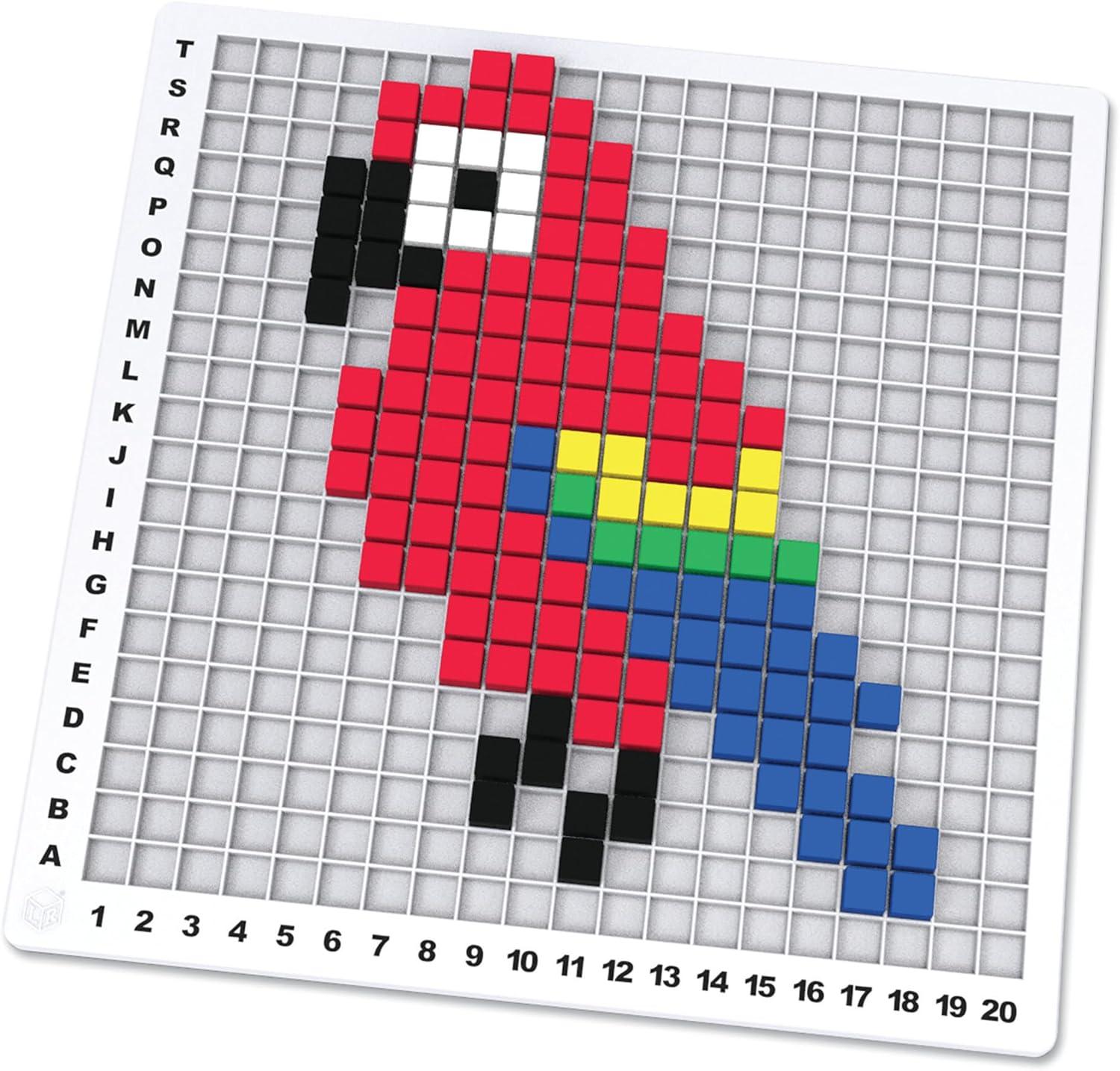 image:imageLearning Resources STEM Explorers Pixel Art Pro Critical Thinking Math Manipulatives Problem Solving Skills Pattern Blocks Brain Games Montessori Fine Motor Skills Gifts for Boys and Girls