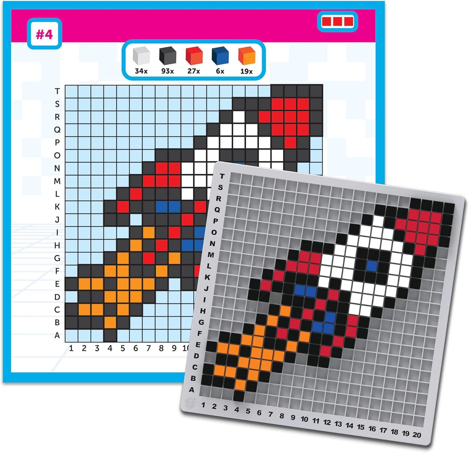 image:imageLearning Resources STEM Explorers Pixel Art Pro Critical Thinking Math Manipulatives Problem Solving Skills Pattern Blocks Brain Games Montessori Fine Motor Skills Gifts for Boys and Girls