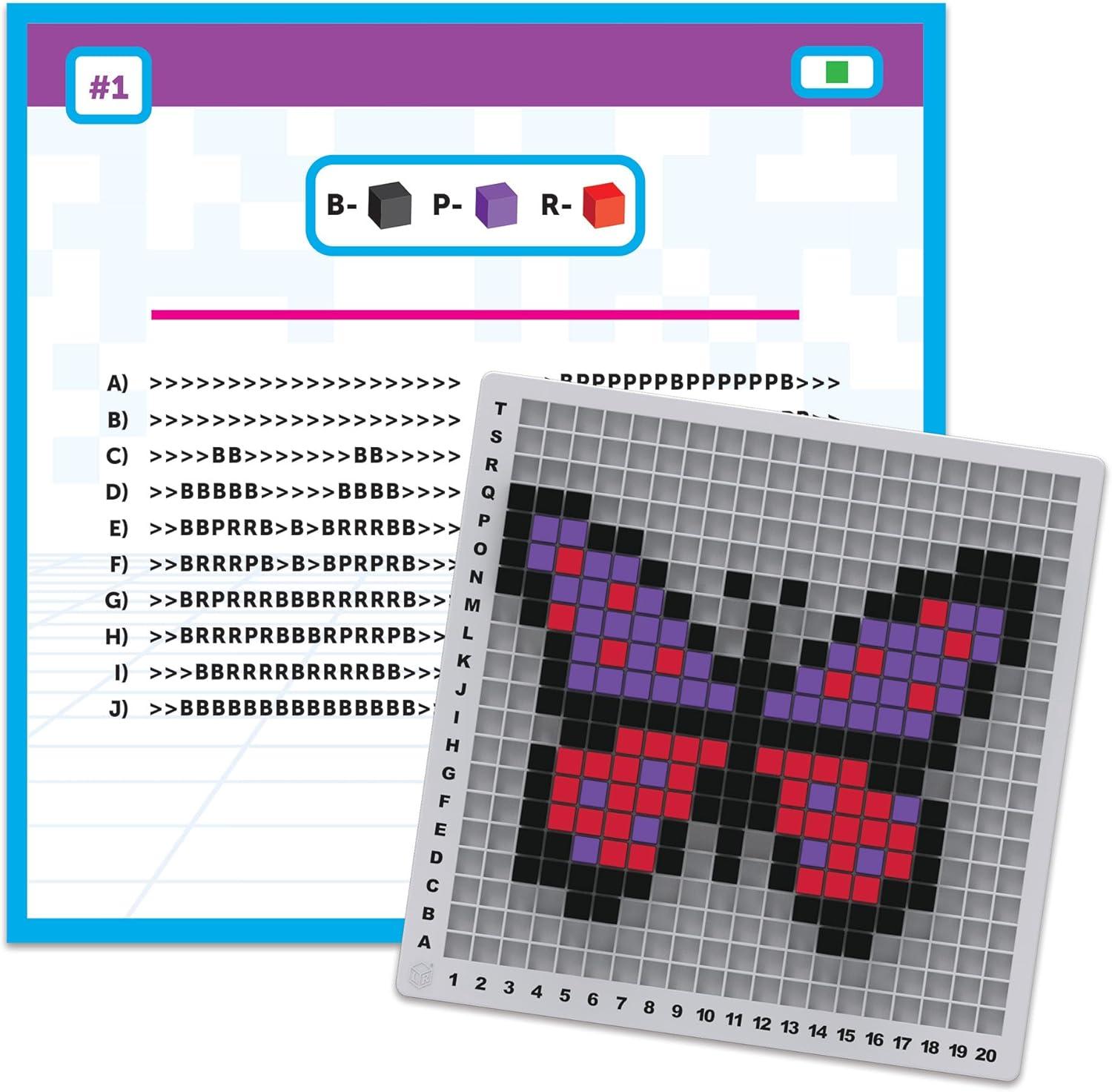 image:imageLearning Resources STEM Explorers Pixel Art Pro Critical Thinking Math Manipulatives Problem Solving Skills Pattern Blocks Brain Games Montessori Fine Motor Skills Gifts for Boys and Girls