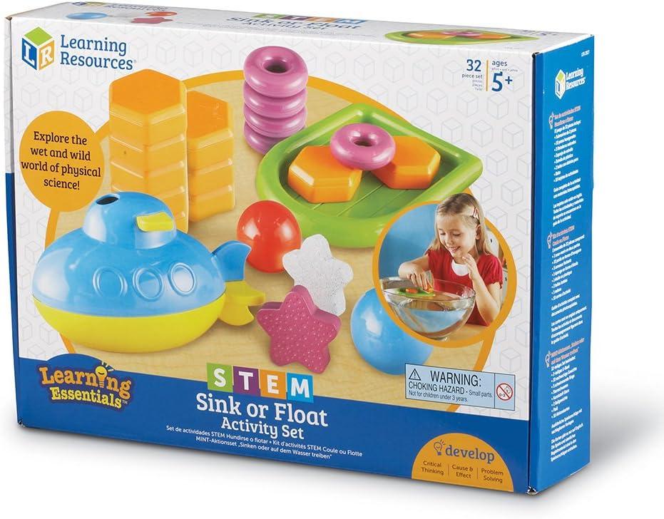 image:imageLearning Resources STEM Sink or Float Activity Set Early Science Concepts 32 Pieces Ages 5