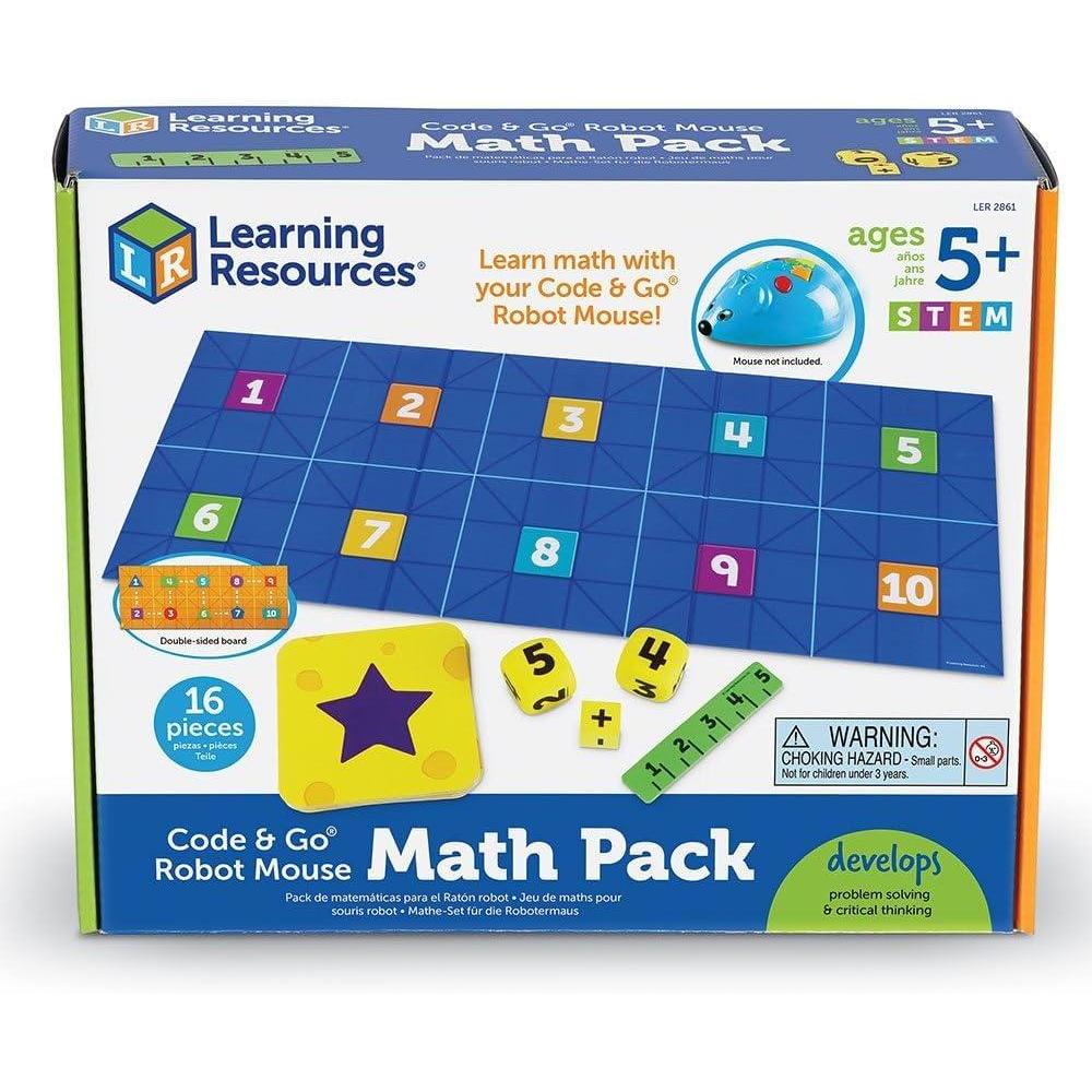 image:imageLearning Resources Code amp Go Robot Mouse Math STEM Math Expansion Pack Ages 5