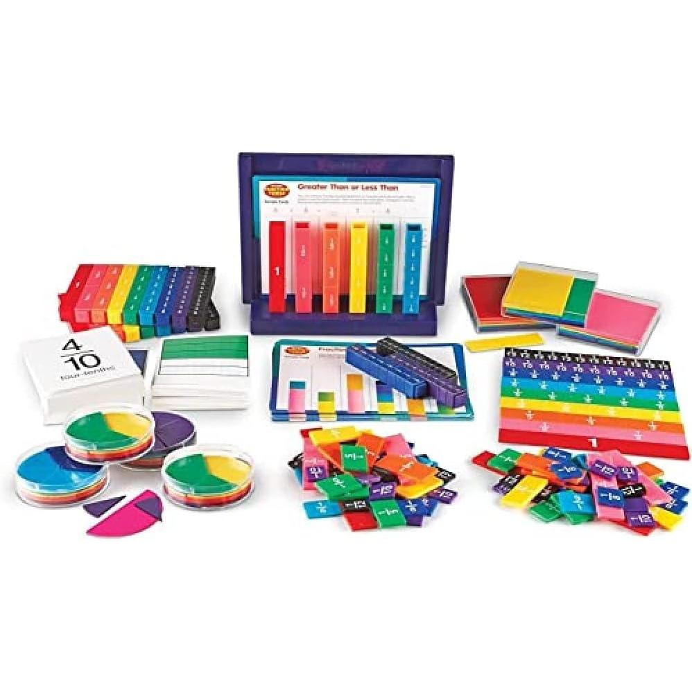 image:imageLearning Resources Rainbow Fraction Teaching System Kit