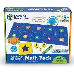Learning Resources Code & Go Robot Mouse Math, STEM, Math Expansion Pack, Ages 5+