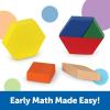 Learning Resources Wooden Pattern Blocks – Educational Toys and Tangram Puzzle Manipulatives for Kindergarten, Early Math Toys, Wood Pattern Blocks for Classroom and Homeschool, Teacher Must Haves