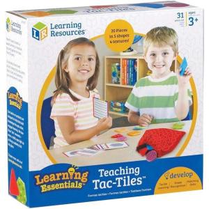 Learning Resources Teaching Tac-Tiles, Hands-on Learning, Set of 20 Pieces, Ages 3+(Classic)