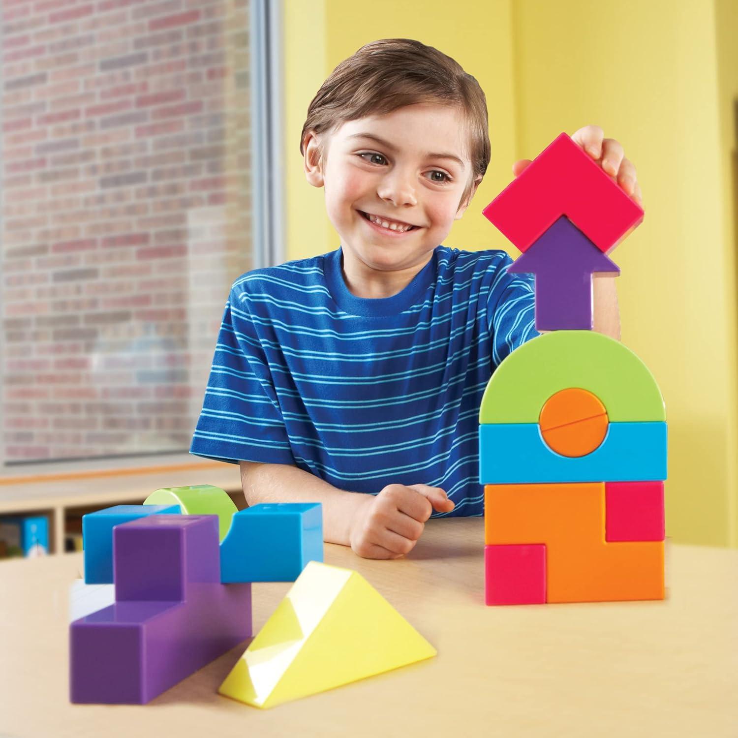 image:imageLearning Resources Mental Blox 360 Degree 3D Building Game 55 Pieces Ages 5 Educational Board Games Mental Puzzles for Kids Brain Teaser Games