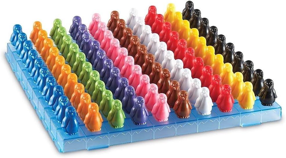 image:imageLearning Resources Penguins On Ice Math Activity Set Math Manipulatives amp Counting Addition and Multiplication Games Sorting amp Patterning Set Homeschool Activity Classroom Must Haves