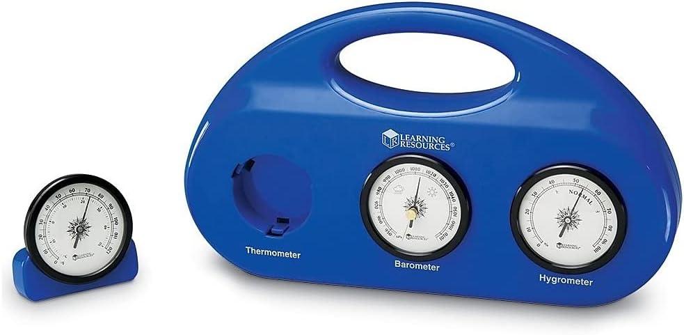 image:imageLearning Resources Weather Center Kit Weather Science for Kids Meteorology for Kids Science at Home Barometer Thermometer Hygrometer