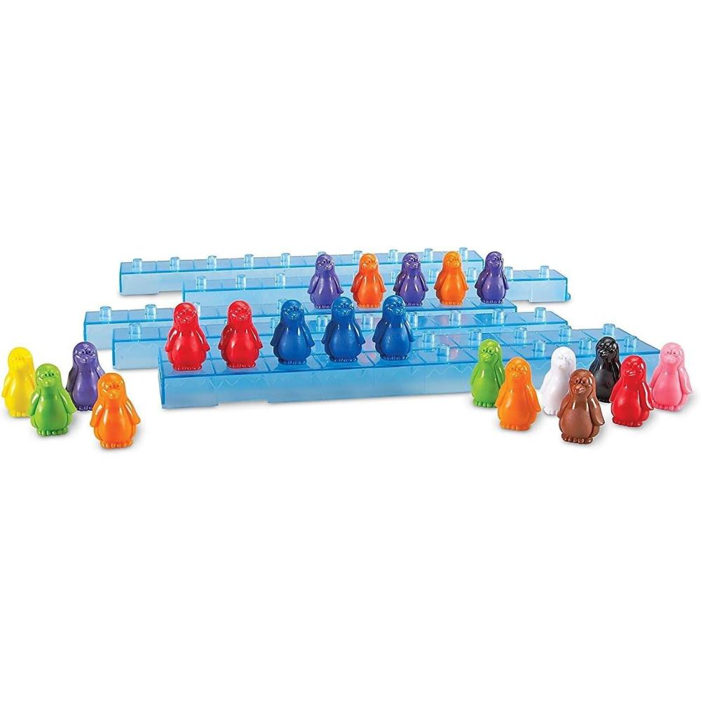 image:imageLearning Resources Penguins On Ice Math Activity Set  Math Manipulatives amp Counting Addition and Multiplication Games Sorting amp Patterning Set  Homeschool Activity Classroom Must Haves