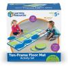 Learning Resources – Ten Frame Floor Mat Activity Set Teacher Classroom Supplies Gross Motor for Preschool Kindergarten Special Education Essentials Math Manipulatives Place Value Number Games
