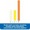 Learning Resources Magnetic Cuisenaire Rods, Early Match Concepts, School Supplies, Multicolor, 64 Pieces