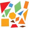 Learning Resources Power Polygons, Early Geometry Skills, Polygon Shapes, Fraction Overlay, 450 Pieces, Ages 5+