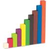 Learning Resources Cuisenaire Rods Small Group Set: 155 Piece Plastic Set(Wood)