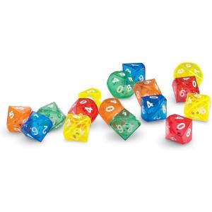 Learning Resources 10-Sided Dice In Dice, Set of 72