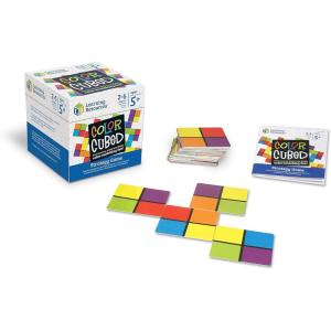 Learning Resources Color Cubed Strategy Game, Brain Boosting Matching 2-6 Players, 40 Pieces, Ages 5+