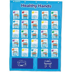 Learning Resources Healthy Hands Pocket Chart