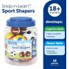 Learning Resources Snap-n-Learn Sports Shapers – Fine Motor Skills Toys for Toddlers, Preschool Matching Toy, Sorting and Color Recognition Skills, Sensory Bin, Birthday Gifts for Boys and Girls