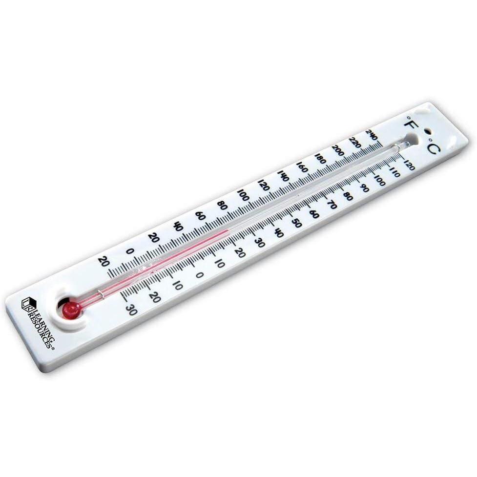 image:imageLearning Resources Boiling Point Thermometers Science Classroom Accessories Mercury Free NonToxic Set of 10