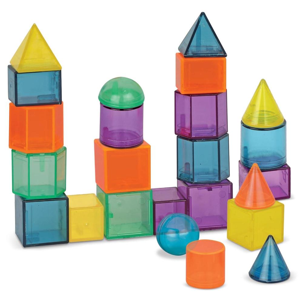 image:imageLearning Resources STEM Explorers GeoShape Challenge 3D Geometry School Shapes Montessor Math Manipulatives Critical Thinking STEM Homeschool Classroom Must Haves Teacher Supplies