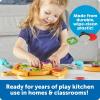 Learning Resources New Sprouts Pizza Night – Imaginative Play Food Set for Kids, Role Play, Toddler Pretend Kitchen Set, Fine Motor Skills, Turn Taking Games, Social Emotional Learning
