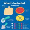 Learning Resources New Sprouts Pizza Night – Imaginative Play Food Set for Kids, Role Play, Toddler Pretend Kitchen Set, Fine Motor Skills, Turn Taking Games, Social Emotional Learning