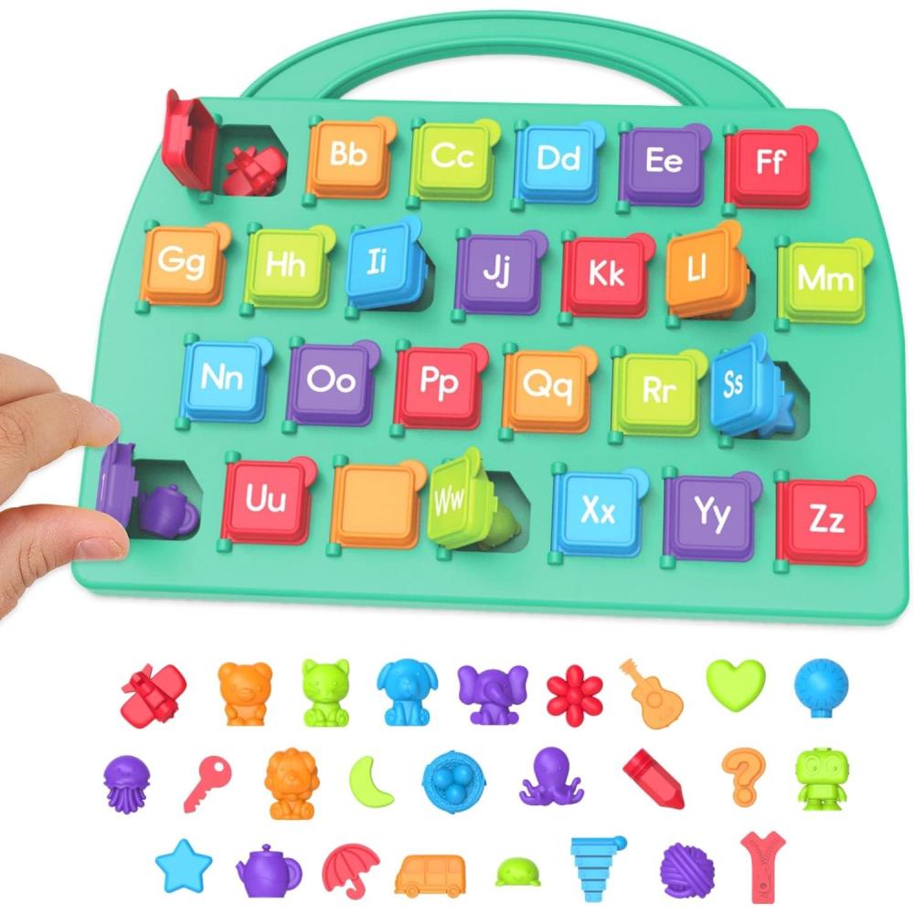 image:imageLearning Resources LiftaLetter Alphabet Board Alphabet Learning Toys for Toddlers Toddler Educational Toys for Phonics and Fine Motor Skills Letter Recognition and Language Development ABC Toy
