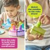 Learning Resources New Sprouts Serve & Share Birthday Cake – Imaginative Pretend Play Food, Montessori Color Sorting for Toddlers, Fine Motor Skills, Interactive Cooking Bakery