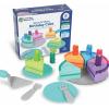 Learning Resources New Sprouts Serve & Share Birthday Cake – Imaginative Pretend Play Food, Montessori Color Sorting for Toddlers, Fine Motor Skills, Interactive Cooking Bakery