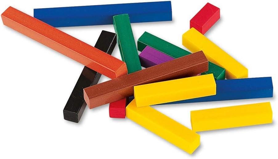 image:imageLearning Resources Cuisenaire Rods MultiPack Plastic Rods 6 Sets of 74