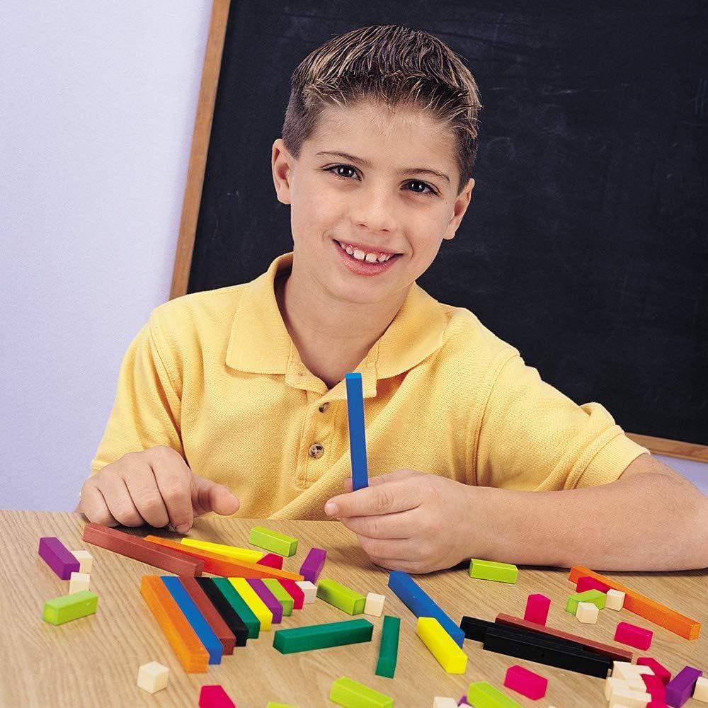 image:imageLearning Resources Cuisenaire Rods MultiPack Plastic Rods 6 Sets of 74