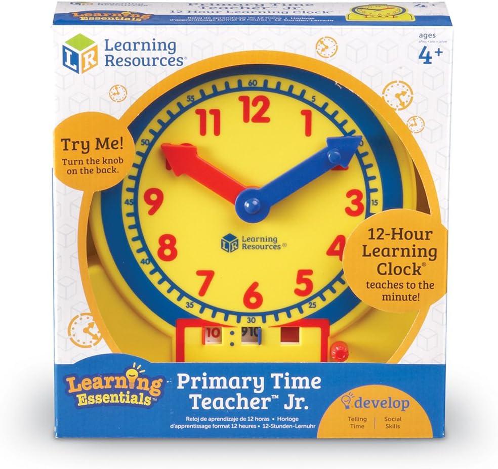 image:imageLearning Resources Primary Time Teacher Jr 12 Hour Yellow
