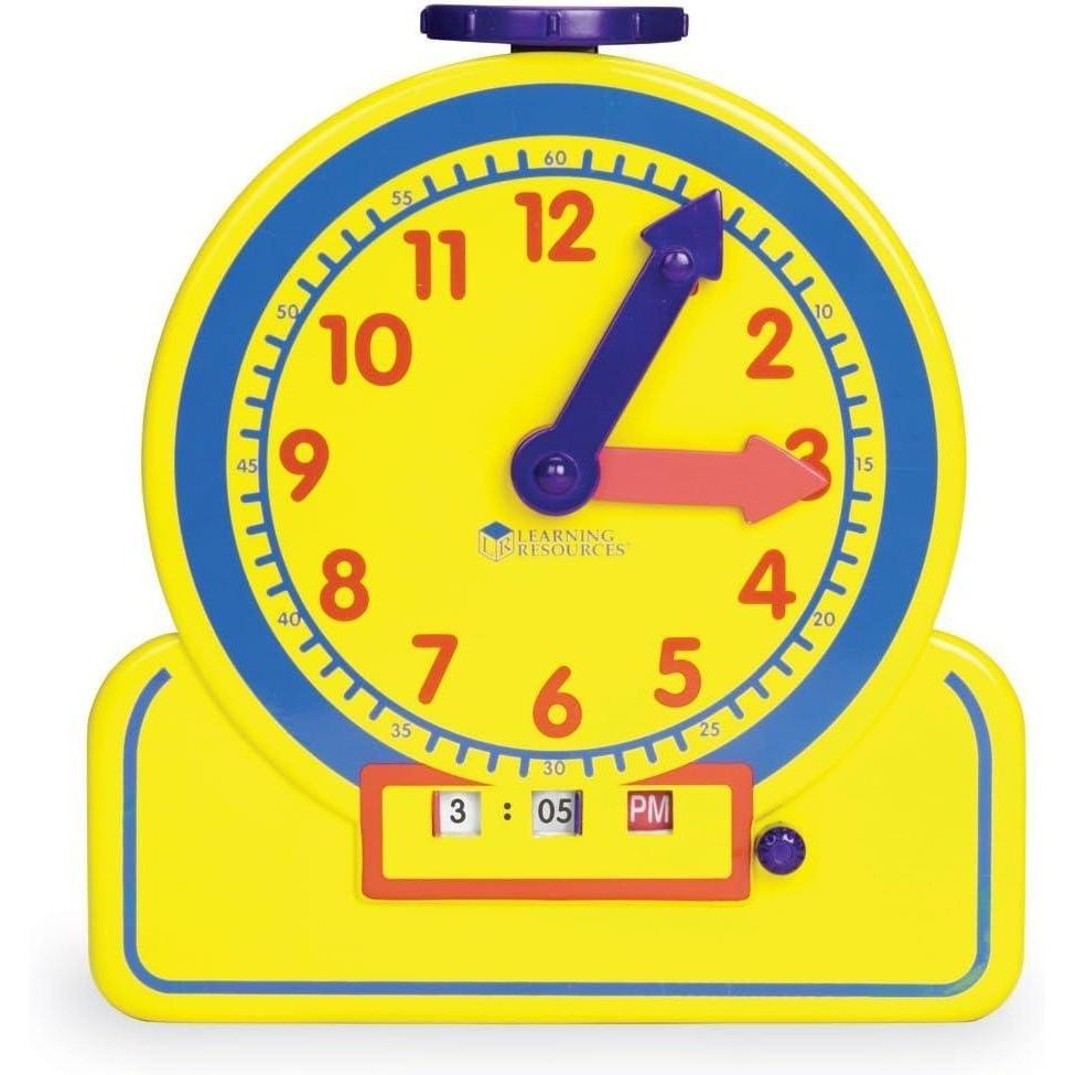 image:imageLearning Resources Primary Time Teacher Jr 12 Hour Yellow