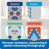 Learning Resources STEM Explorers Math Mosaics – Geometry Math Manipulatives, Montessori Symmetry and Patterning, Critical Thinking for Students, Fine Motor Skills, Puzzle Tile, Back to School
