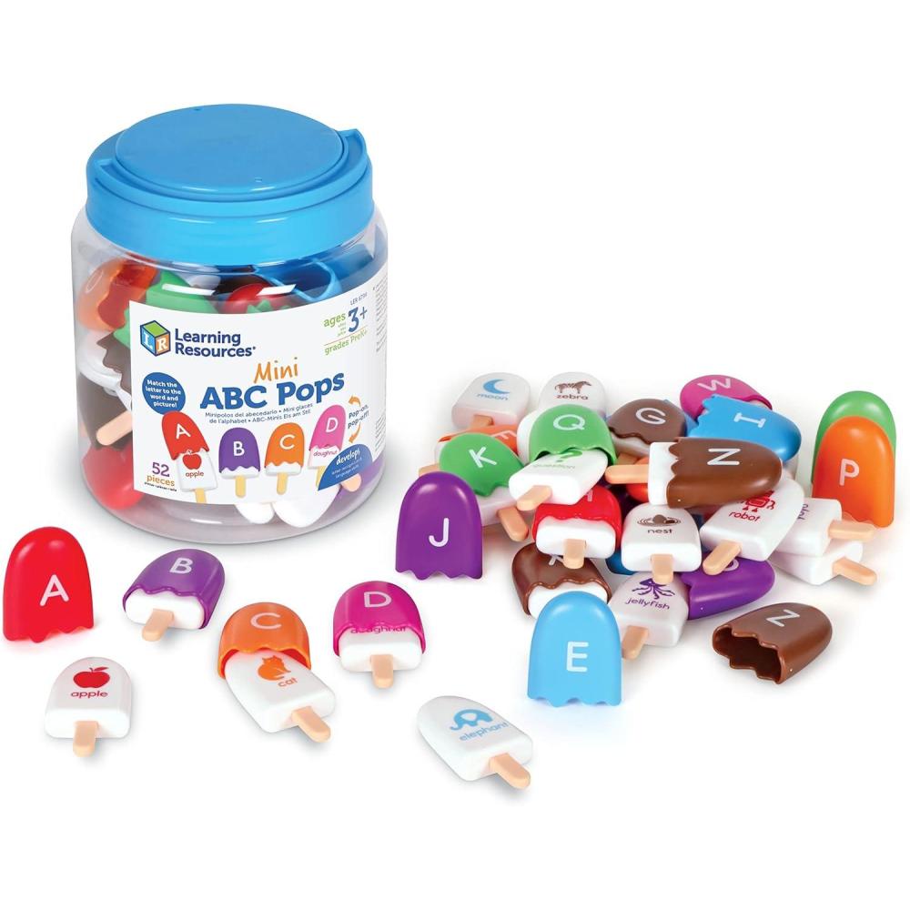 image:imageLearning Resources Mini Number Treats Number Recognition Counting Skills Cookies Toys Montessori Fine Motor Skills Math Manipulatives Gifts for Boys and GirlsMini ABC Pops