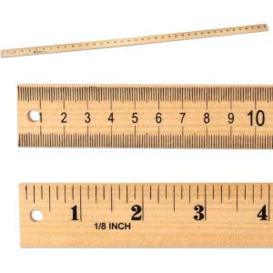 Learning Resources Wooden Meter Stick, Ruler, Classroom Supplies, Measuring, Ages 5+