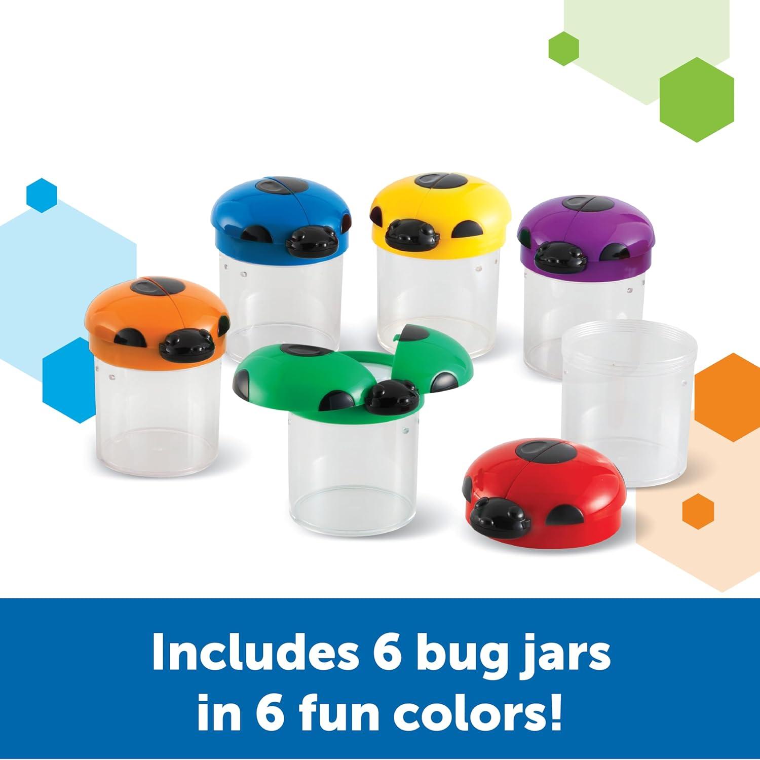 imageLearning Resources Bocaux Insectes gants Primary Science Ensemble de Six pices