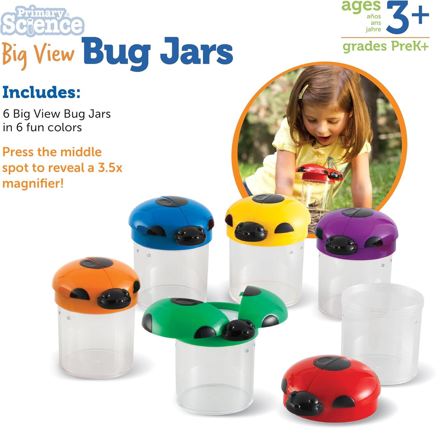 imageLearning Resources Bocaux Insectes gants Primary Science Ensemble de Six pices