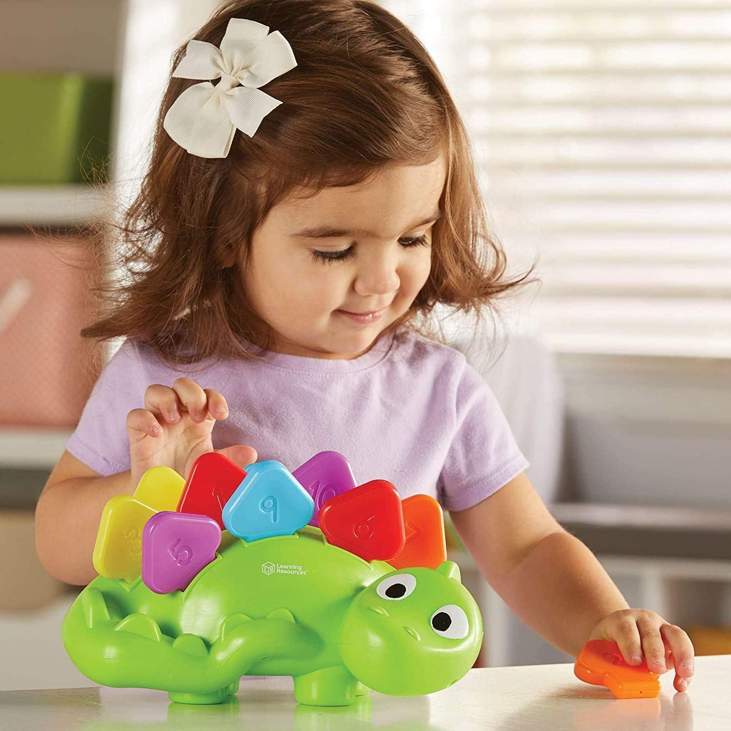 imageLearning Resources Carlos Le Cactus pour Compter Jouets de la Petite enfance motricit Fine Jouets ducatifs 16 pices 18 MoisDinosaure