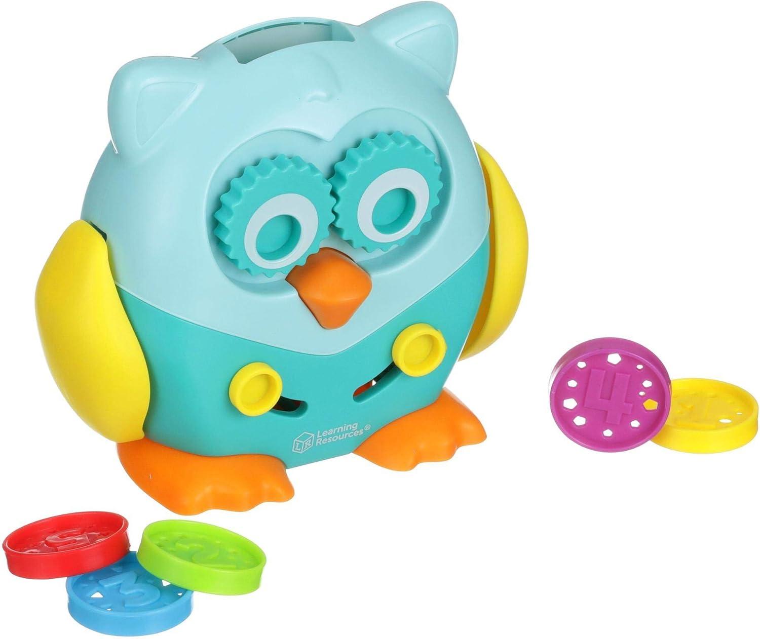 imageLearning Resources Carlos Le Cactus pour Compter Jouets de la Petite enfance motricit Fine Jouets ducatifs 16 pices 18 MoisHibou