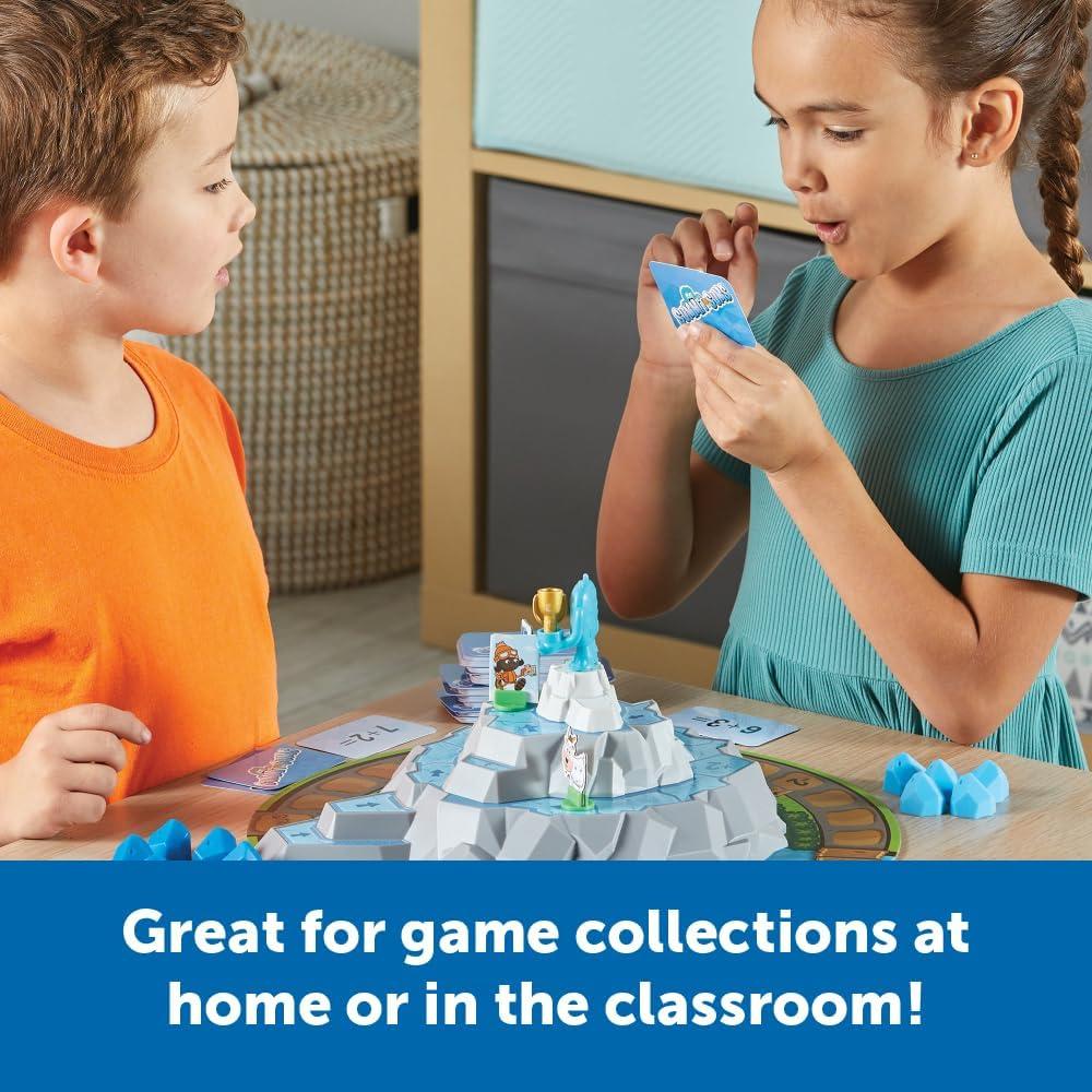 imageLearning Resources Jeu daddition et de soustraction Summit Sums Jeu de mathmatiques pour Enfants Jeu de socit de mathmatiques pour 2 4 Joueurs ds 5 Ans