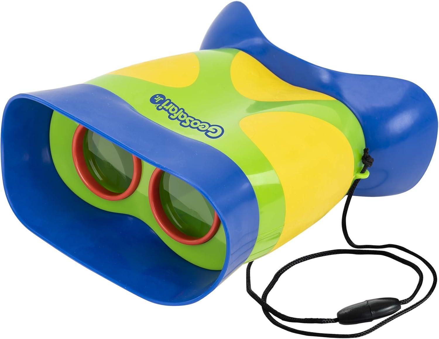 imageLearning Resources Jumelles Enfants GeoSafari Jr Sans Mise au Point Grossissement 2x Oculaires Confortables Jouet Observation 3 Ans Maison ampamp Plein AirSimple